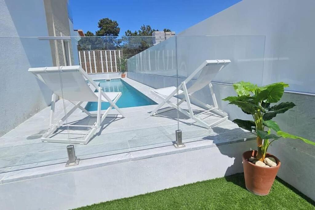 Aroeira Villa With Heated Pool By Golf Course, Beach And Lisbon Exterior foto